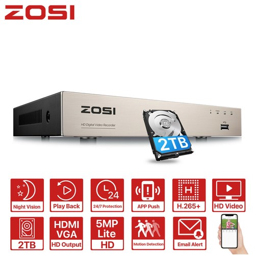 Zosi cctv 8ch 1080p - zosi,